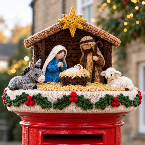 Krippe weihnachten briefkasten - krippe,