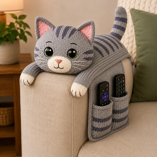 Katze sofa arm fernbedienung - katze,
