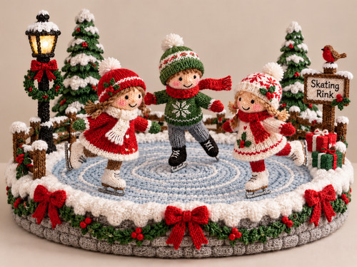 Weihnachten eislaufbahn - weihnachten,